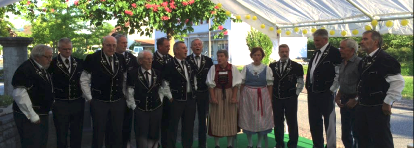 Ständlisingen zur Terassen-Eröffnung am 11. Mai  im Restaurant Löwen in Untersiggenthal